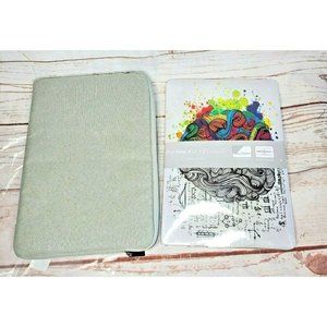 Silver Hardshell Laptop Protector With Soft Zip Case For Macbook Air